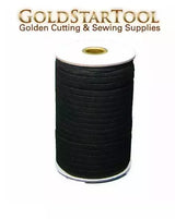 Braided Elastic Polyester Rubber Durable Sewing Elastic for Waistbands & Masks - 1/8" to 1/2"