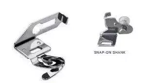 Hemmer Foot Bias Binder Edgestitcher Set for Low Shank Sewing Machines - Snap-On Shank