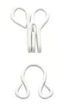 Hook & Eye Fastener Sets Secure Closure for Garments - 144 Set Pack