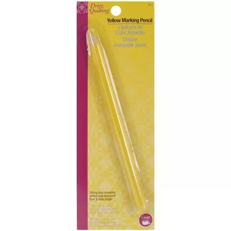 Fabric Marking Pencil Yellow Non-Smearing for Quilting - Dritz