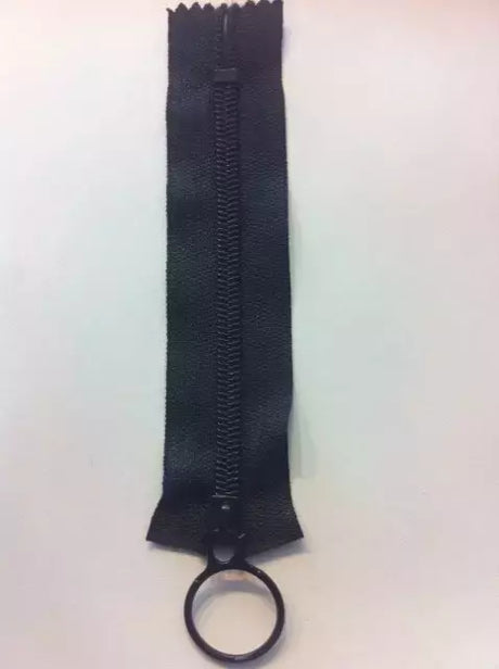 Nylon Coil Zippers Ring Pull Durable for Bags & Garments - #5 5"