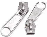 Zipper Slider Metal No-Locking Pull for #3/#5 Coil Zippers