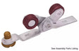 Contact Assembly Copper Graphite Roller 5 Amp for Electro-Rail Trolley - E115-12