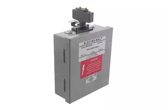 Electro-Rail Fusible Plug-In Jack 4-Pole 15A for FRS300 Series - 300VAC