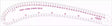 French Curve Plastic Ruler Durable Pattern Making Tool - 48 cm