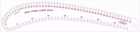 French Curve Plastic Ruler Durable Pattern Making Tool - 48 cm