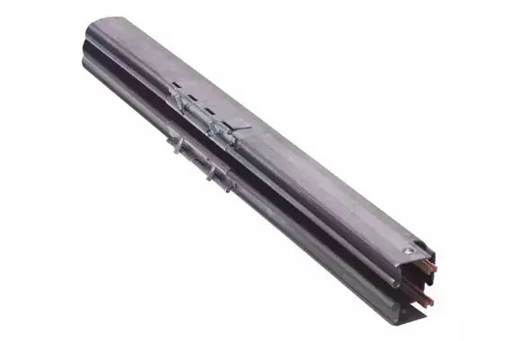 Feedrail Door Track 2-Pole 60 Amp Heavy-Duty Straight Track - 10 ft