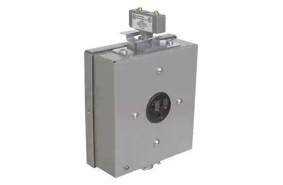 Electro-Rail Plug-In Jack Fusible 2-Pole 15A with Receptacle