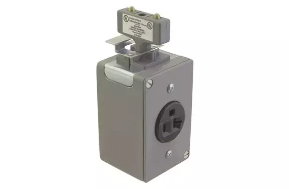 Electro-Rail Plug-In Jack Non-Fusible 2-Pole 15 Amp - NEMA 5-15R