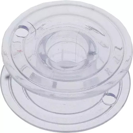 Brother Bobbins Clear Plastic High-Quality for Brother & Baby Lock Machines - 3/8" Depth