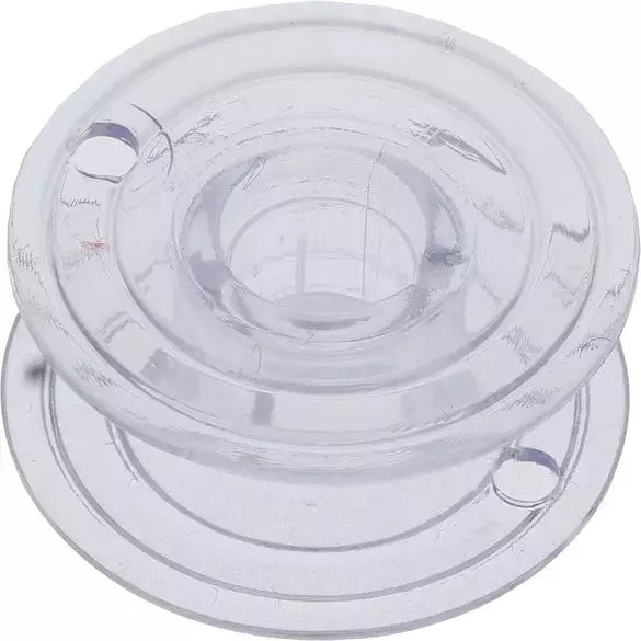 Brother Bobbins Clear Plastic High-Quality for Brother & Baby Lock Machines - 3/8" Depth