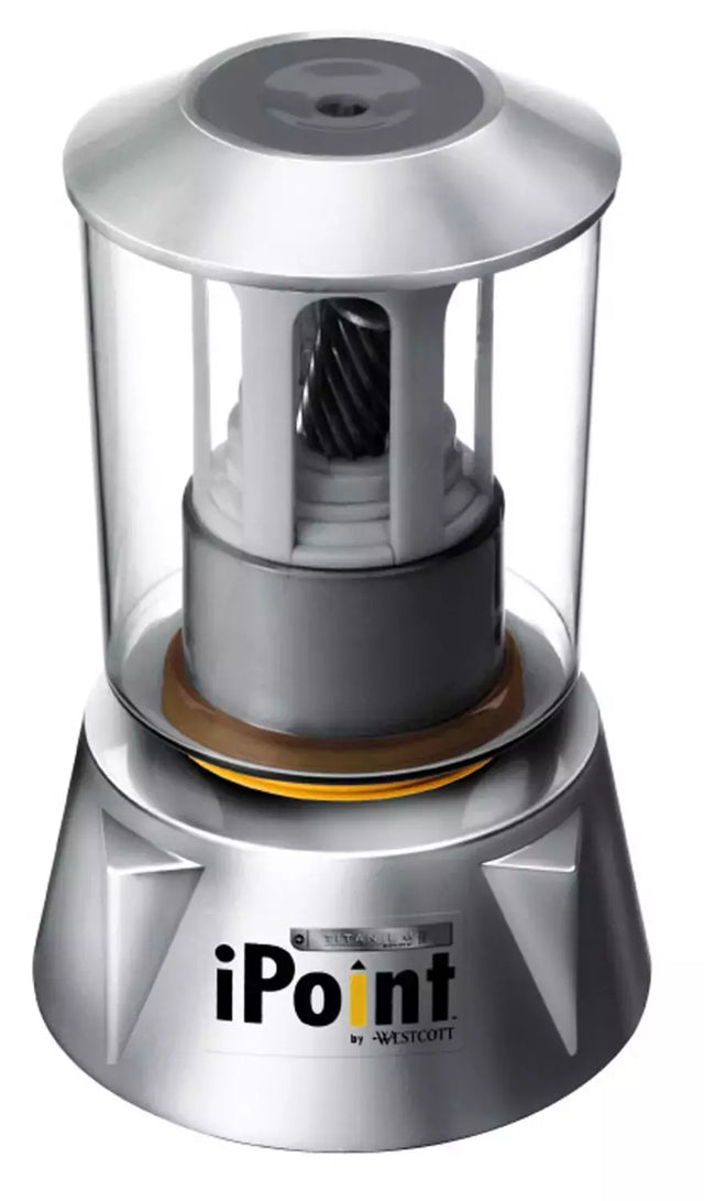 Electric Pencil Sharpener Auto Stop for Classroom and Office - Westcott iPoint 14202