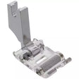 Clear Roller Presser Foot High Shank for Slippery Fabrics - 5mm ZZ Opening