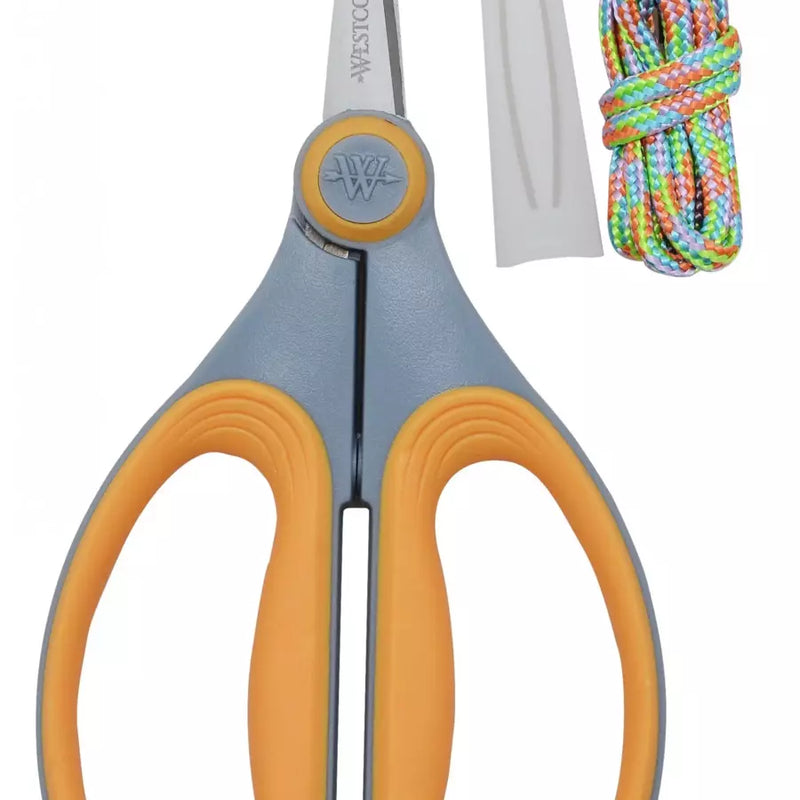 Titanium Bonded Precision Scissors Ergonomic Comfort for Medium-Duty Cutting - 6"