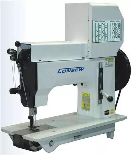 Industrial Sewing Machine Extra Heavy-Duty Lockstitch for Ornamental Stitching - Consew 2040-DSM