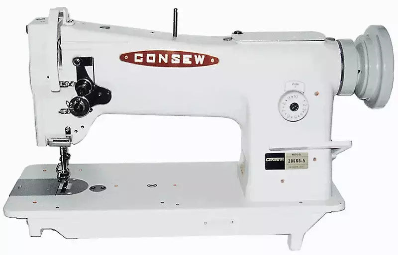 Industrial Sewing Machine Heavy-Duty Triple Feed for Upholstery - Consew 206RB-5