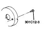 Fillister Head Screw Precision Replacement for Eastman Cutting Machines - 301C12-3
