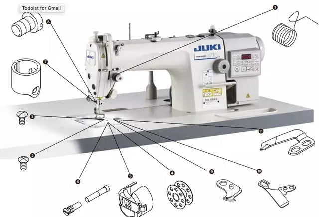 JUKI DDL-8700-7 / DDL-900A Spare Parts Kit - Professional Sewing Machine