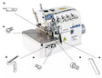 JUKI MO-6800 Spare Parts Kit - Essential Replacement Parts