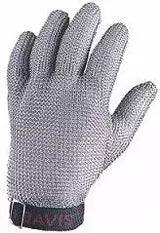 Stainless Steel Mesh Cut-Resistant Safety Glove for Food Prep - OSHA Compliant