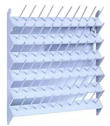 Thread Rack Plastic Wall-Mount Organizer for Large Spools - 60+ Capacity