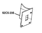 Switch Plate Single Speed Replacement for Eastman Cutting Machines - 52C5-235