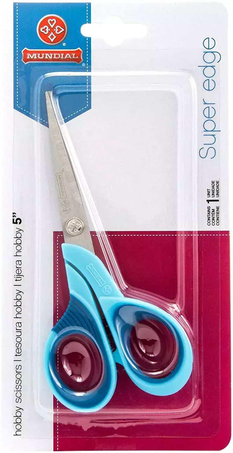 Hobby Scissors Stainless Steel Precision for Sewing & Crafting - 5"