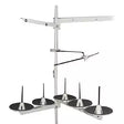 Sewing Machine Thread Stand 5-Spool Organizer with Bobbin Tray