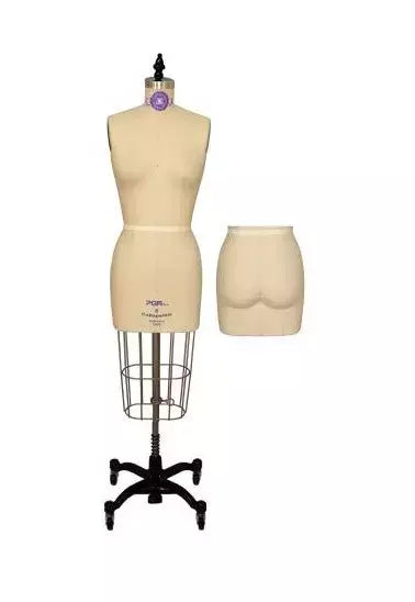 Dress Form with Hip Pinnable Linen for Draping - Industry Pro #PGM-601