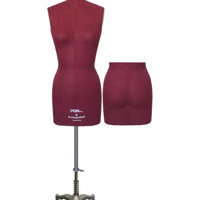 Dressmaker Form with Hip Professional Pinnable Adjustable - Size 4/6