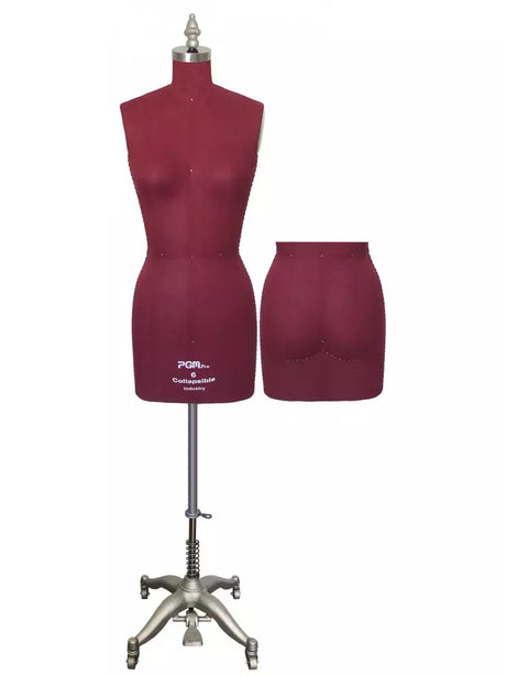 Dressmaker Form with Hip Professional Pinnable Adjustable - Size 4/6