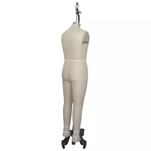 Men's Full Body Dress Form Linen Pinnable for Draping - Industry Pro 608