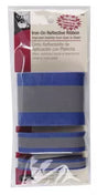 Reflective Iron-On Ribbon Combo Pack for Visibility - 2" x 36"