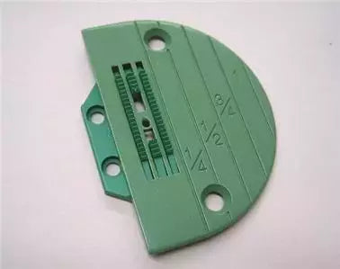 Industrial Sewing Machine Needle Plate Combo Anti-Friction for Glide-On Feed - Fine, Medium, Heavy