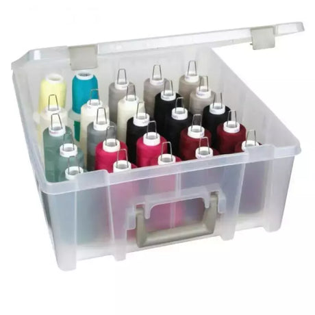 Cone Thread Tray Sturdy Storage for Serger Thread Spools - 25 to 50 Spools