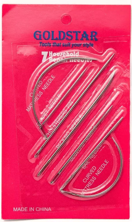 Repair Needle Kit Heavy-Duty for Mattress, Carpet & Upholstery - 7 pc