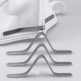 Nose Bridge Strips Adhesive Aluminum Comfort for Face Masks - 90mm 100 Pack