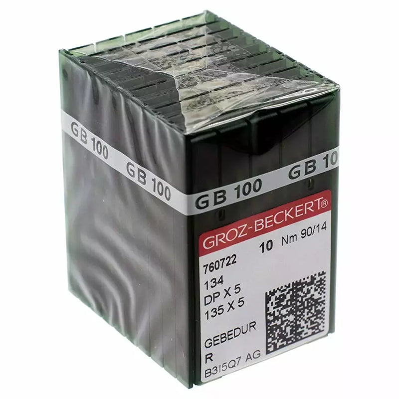 Sewing Machine Needles Groz-Beckert GEBEDUR Titanium Nitride Coated for Lockstitch - 134/DPX5/135X5