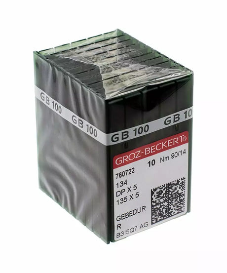 Sewing Machine Needles Groz-Beckert GEBEDUR Titanium Nitride Coated for Lockstitch - 134/DPX5/135X5
