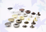 Spring Snaps Iron Durable for Garments & Lightweight Fabrics - 10mm to 15mm
