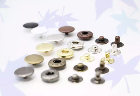 Spring Snaps Iron Durable for Garments & Lightweight Fabrics - 10mm to 15mm