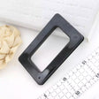 Purse Handle Rectangle Black Durable for Bag Making - 5x3+4x2 in