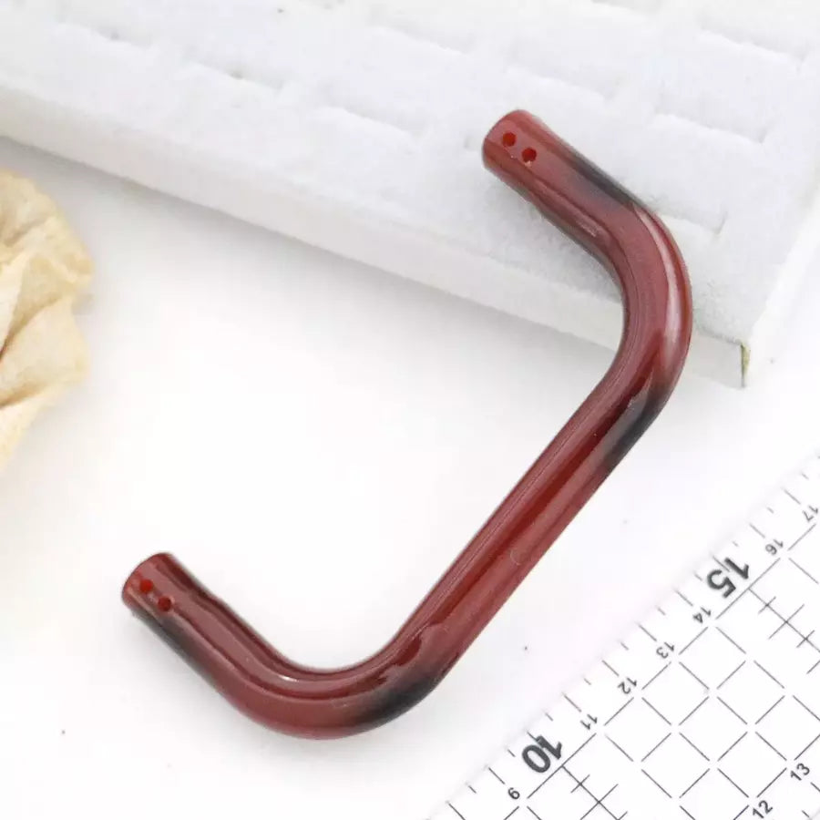 Purse Handle Rectangle Caramel - 5 x 2 in