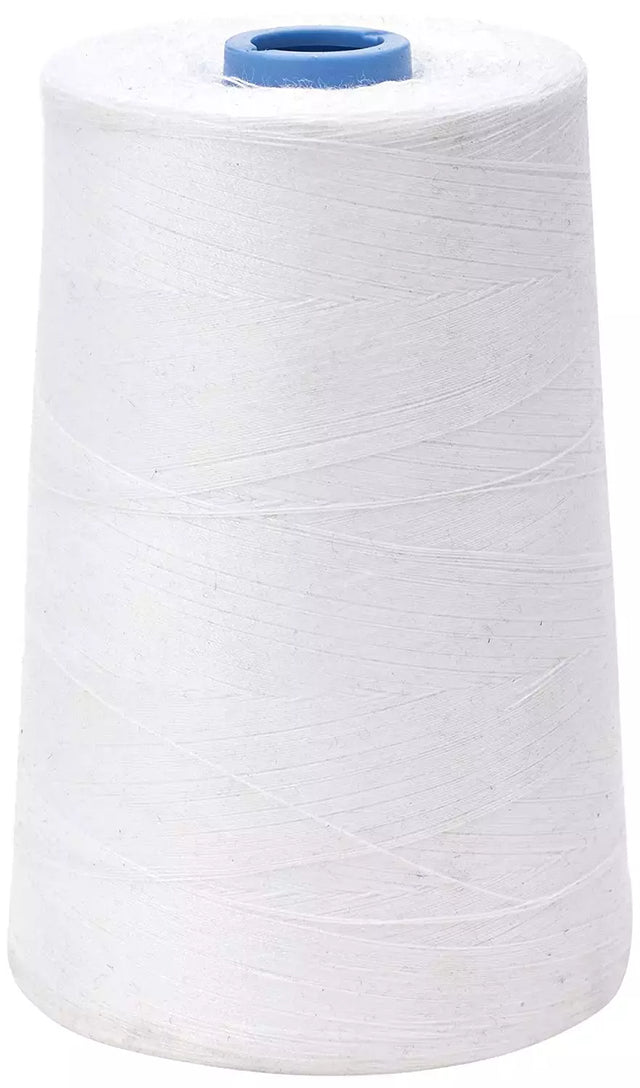 Cotton Mercerized Thread 12000 Yard Cone for Sewing - 50 Weight