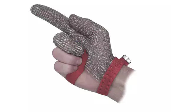 Stainless Steel Mesh Safety Glove Cut Protection - 3 Finger