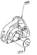 Helix Gear Case And Shaft Micro Top Replacement for AS-100 - AS-1000/14