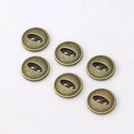 Alloy Resin Buttons Durable 24L for Sewing, Crafts & DIY - Pack of 100