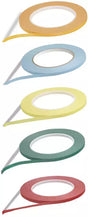 Colored Masking Tape Non-Staining for Garment Defect Coding - 1/4" x 60 Yards