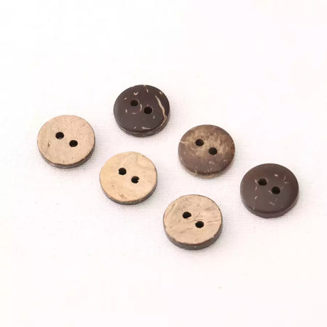 Coconut Buttons Resin Smooth Durable for Sewing & Crafts - 18L