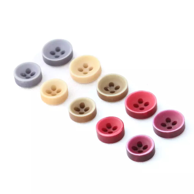 Resin Buttons Durable Waterproof for Sewing & Crafts - 14L/16L